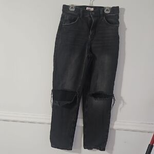 SO Charcoal Ripped Knee Jeans